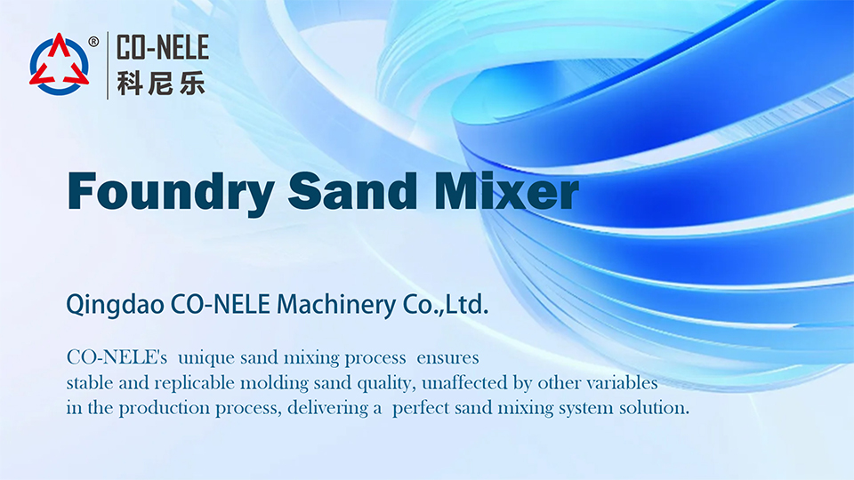 CO-NELE foundry sand mixer